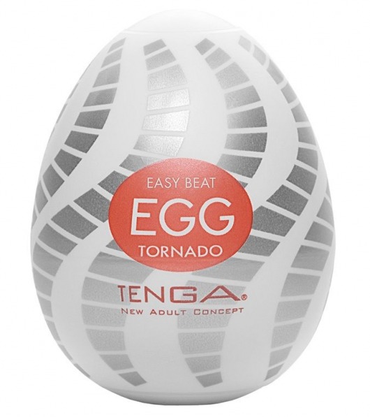 Мастурбатор-яйцо EGG Tornado - Tenga - в Липецке купить с доставкой