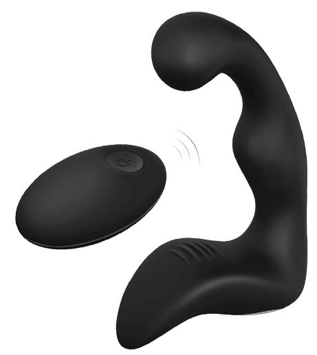 Черный вибромассажер простаты REMOTE BOOTY PLEASER - Dream Toys - в Липецке купить с доставкой