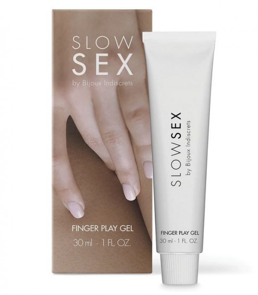 Гель для мастурбации с ароматом кокоса Slow Sex Finger Play Gel - 30 мл. - Bijoux Indiscrets - купить с доставкой в Липецке