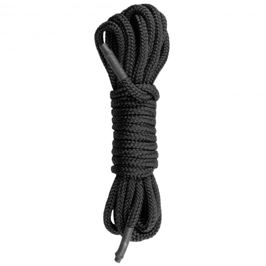 Черная веревка для бондажа Easytoys Bondage Rope - 5 м. - Easy toys - купить с доставкой в Липецке