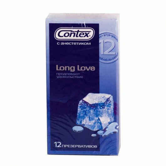 Презервативы с продлевающей смазкой Contex Long Love - 12 шт. - Contex - купить с доставкой в Липецке