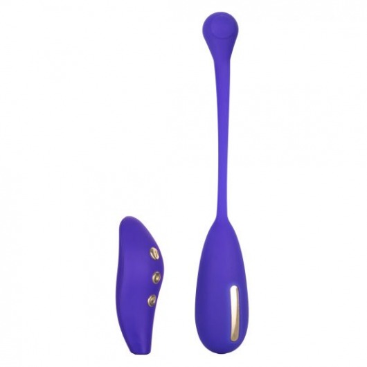 Фиолетовый шарик с электростимуляцией и вибрацией Intimate E-Stimulator Remote Kegel Exerciser - California Exotic Novelties - купить с доставкой в Липецке