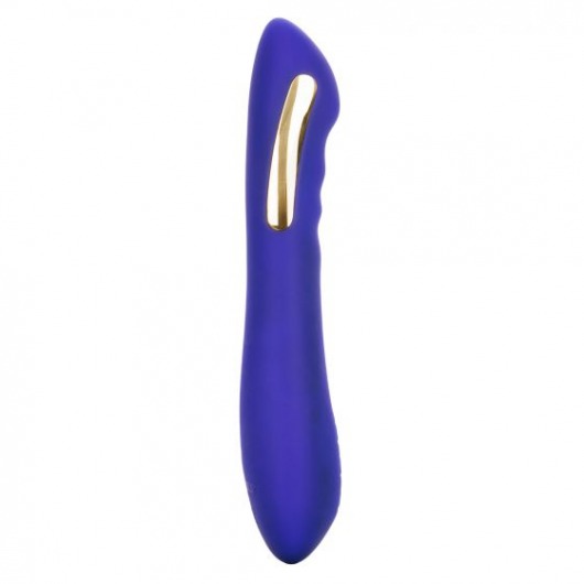 Фиолетовый вибратор с электростимуляцией Intimate E-Stimulator Petite Wand - 18,5 см. - California Exotic Novelties - купить с доставкой в Липецке