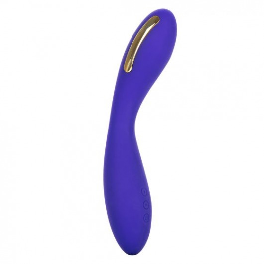 Фиолетовый вибратор с электростимуляцией Intimate E-Stimulator Wand - 21,5 см. - California Exotic Novelties - купить с доставкой в Липецке