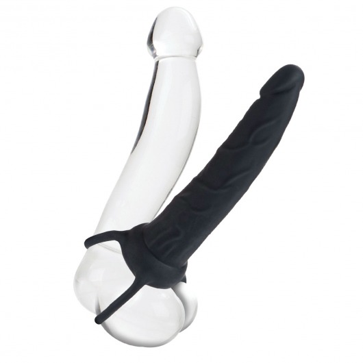 Насадка на пенис Silicone Love Rider Dual Penetrator для двойного проникновения - 14 см. - California Exotic Novelties - в Липецке купить с доставкой