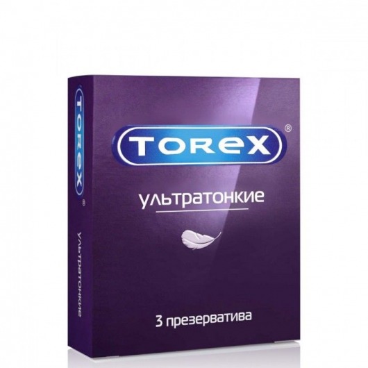 Презервативы Torex  Ультратонкие  - 3 шт. - Torex - купить с доставкой в Липецке