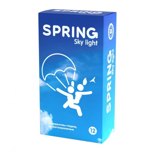 Ультратонкие презервативы SPRING SKY LIGHT - 12 шт. - SPRING - купить с доставкой в Липецке