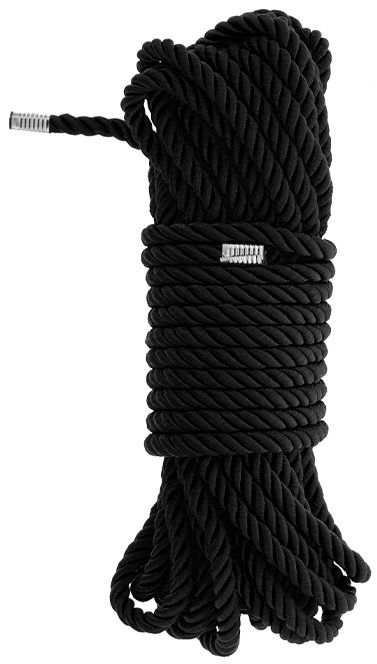 Черная веревка для бондажа BONDAGE ROPE - 10 м. - Dream Toys - купить с доставкой в Липецке