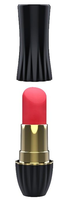 Клиторальный стимулятор-помада LIPSTICK - 9,3 см. - Dream Toys - купить с доставкой в Липецке