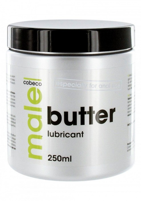 Анальный лубрикант MALE Cobeco Butter Lubricant - 250 мл. - Cobeco - купить с доставкой в Липецке