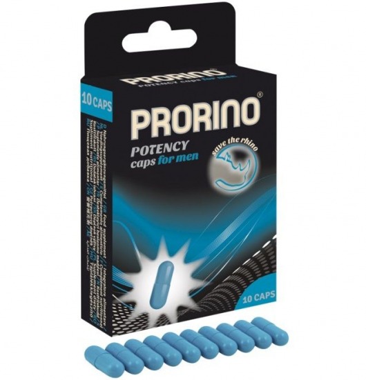 БАД для мужчин ero black line PRORINO Potency Caps for men - 10 капсул - Ero - купить с доставкой в Липецке