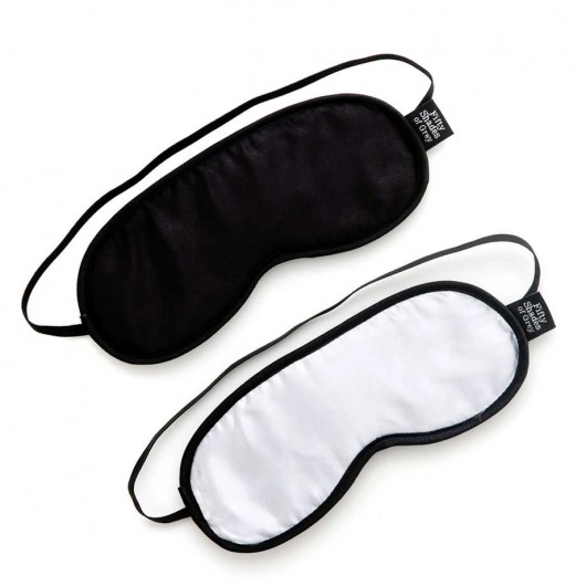 Набор из двух масок на глаза Soft Blindfold Twin Pack - Fifty Shades of Grey - купить с доставкой в Липецке