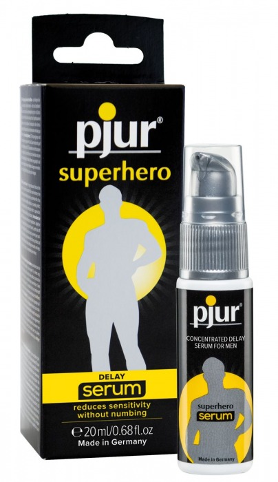 Сыворотка-пролонгатор pjur SUPERHERO Delay Serum - 20 мл. - Pjur - купить с доставкой в Липецке