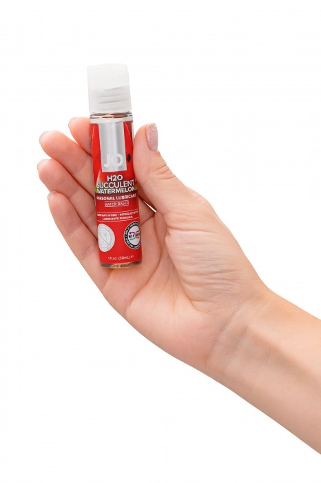 Лубрикант с ароматом арбуза JO Flavored Watermelon - 30 мл. - System JO - купить с доставкой в Липецке