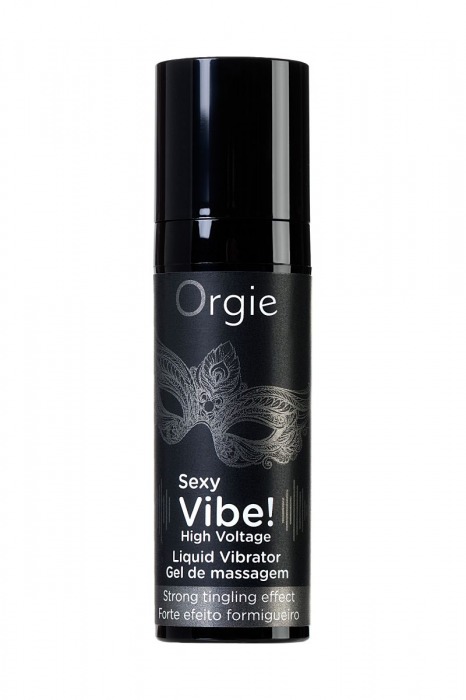 Гель для массажа ORGIE Sexy Vibe High Voltage с эффектом вибрации - 15 мл. - ORGIE - купить с доставкой в Липецке