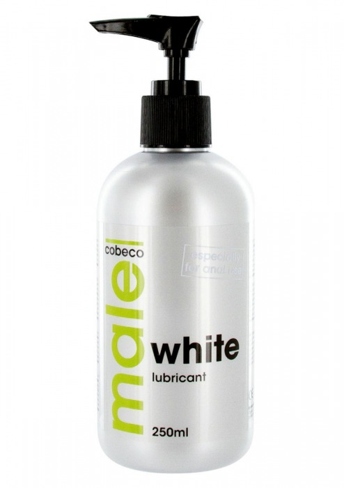 Анальная смазка на водной основе MALE Cobeco White Lubricant - 250 мл. - Cobeco - купить с доставкой в Липецке
