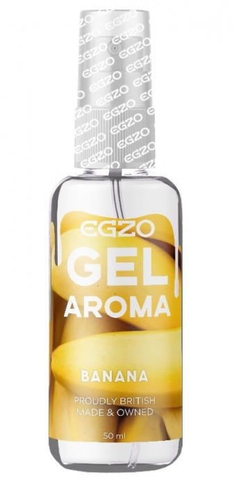 Интимный лубрикант EGZO AROMA с ароматом банана - 50 мл. - EGZO - купить с доставкой в Липецке