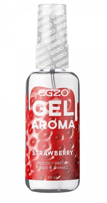 Интимный лубрикант EGZO AROMA с ароматом клубники - 50 мл. - EGZO - купить с доставкой в Липецке