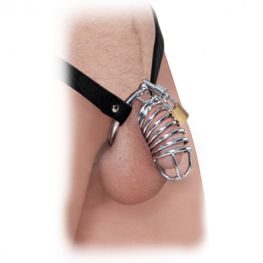 Кольцо верности Extreme Chastity Belt с фиксацией головки - Pipedream - купить с доставкой в Липецке