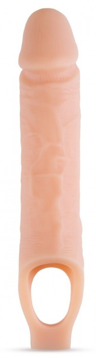 Телесный реалистичный фаллоудлинитель 10 Inch Silicone Cock Sheath Penis Extender - 25,4 см. - Blush Novelties - в Липецке купить с доставкой