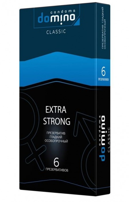 Суперпрочные презервативы DOMINO Extra Strong - 6 шт. - Domino - купить с доставкой в Липецке