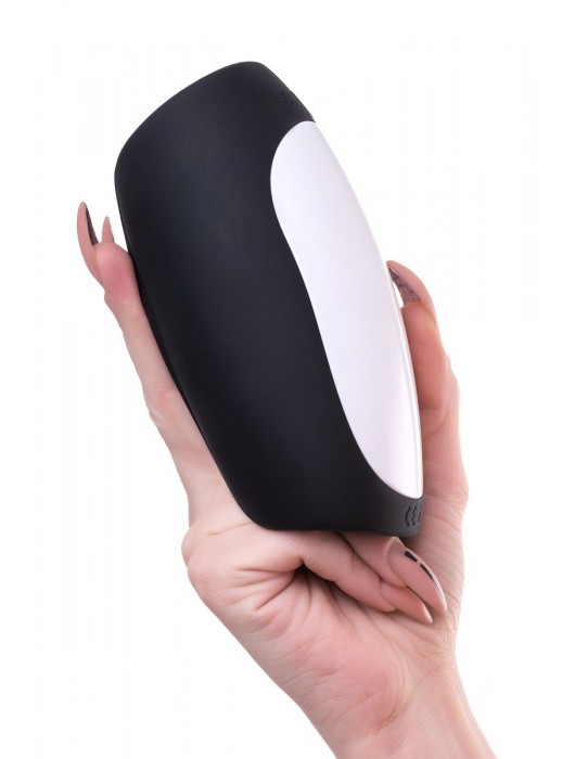 Черно-белый перезаряжаемый мастурбатор Erotist Hailstorm - Erotist Adult Toys - в Липецке купить с доставкой