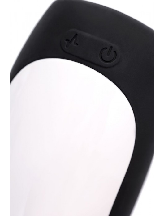 Черно-белый перезаряжаемый мастурбатор Erotist Hailstorm - Erotist Adult Toys - в Липецке купить с доставкой