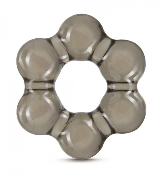 Дымчатое эрекционное кольцо Stay Hard Thick Bead Cock Ring - Blush Novelties - в Липецке купить с доставкой