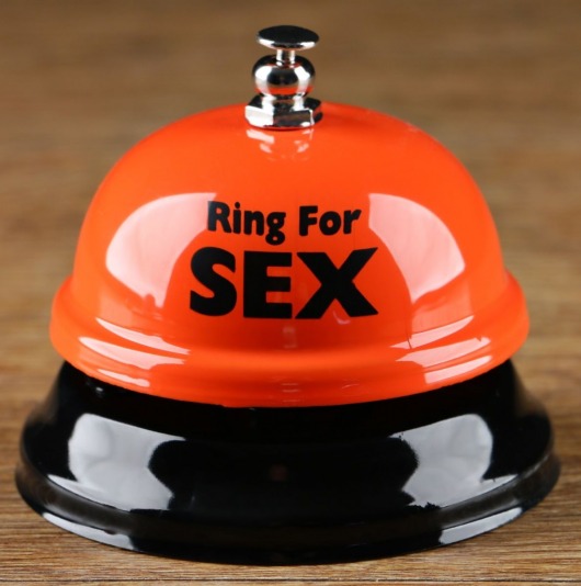 Настольный звонок RING FOR SEX - Сима-Ленд - купить с доставкой в Липецке