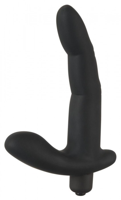 Черный вибромассажер простаты Naughty Finger Prostate Vibe - 13,8 см. - Orion - в Липецке купить с доставкой