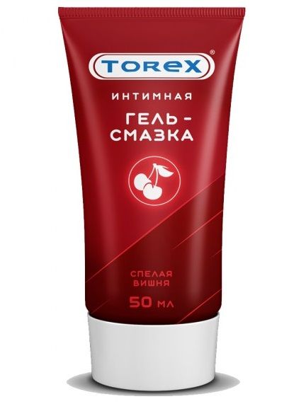 Смазка на водной основе TOREX  Спелая вишня  - 50 мл. - Torex - купить с доставкой в Липецке