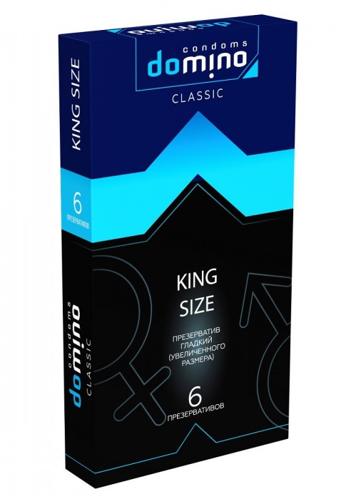 Презервативы увеличенного размера DOMINO Classic King size - 6 шт. - Domino - купить с доставкой в Липецке