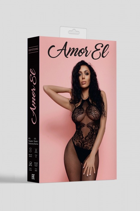 Комбинезон с высоким воротником и завязывающимися бретелями - Amor El купить с доставкой