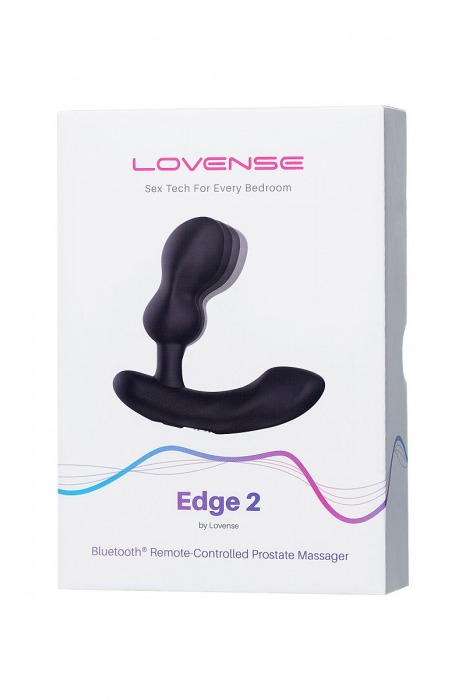 Черный вибростимулятор простаты Edge 2 - 12,4 см. - Lovense - в Липецке купить с доставкой