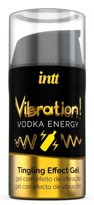 Жидкий интимный гель с эффектом вибрации Vibration! Vodka Energy - 15 мл. - INTT - купить с доставкой в Липецке