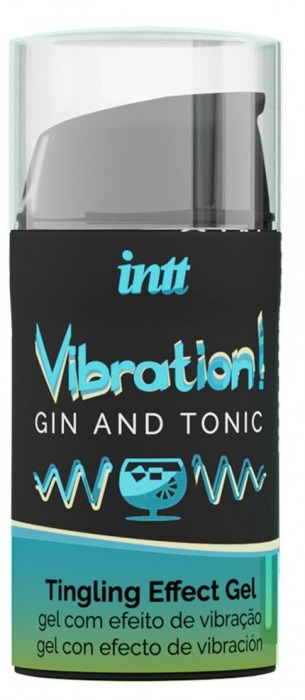 Жидкий интимный гель с эффектом вибрации Vibration! Gin   Tonic - 15 мл. - INTT - купить с доставкой в Липецке