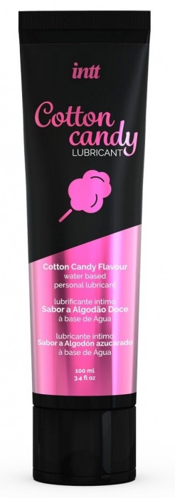 Интимный гель на водной основе Cotton Candy Lubricant - 100 мл. - INTT - купить с доставкой в Липецке