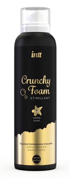 Пенка для массажа Crunchy Foam Stimulant Vanilla - 100 мл. - INTT - купить с доставкой в Липецке