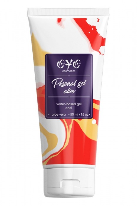 Анальная смазка на водной основе OYO Personal Gel Aloe - 50 мл. - OYO - купить с доставкой в Липецке