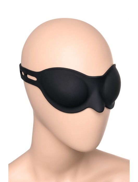 Черная плотная силиконовая маска - ToyFa - купить с доставкой в Липецке