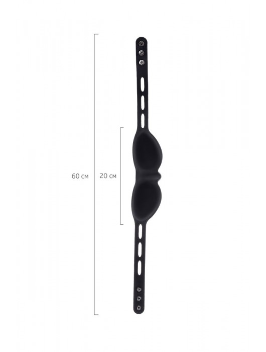 Черная плотная силиконовая маска - ToyFa - купить с доставкой в Липецке