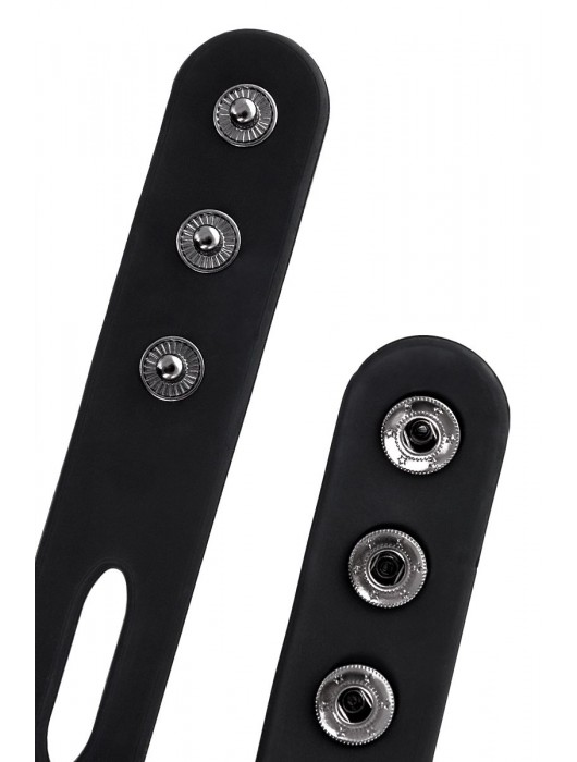 Черная плотная силиконовая маска - ToyFa - купить с доставкой в Липецке