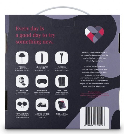Стартовый набор БДСМ First Kinky Experience - Loveboxxx - купить с доставкой в Липецке