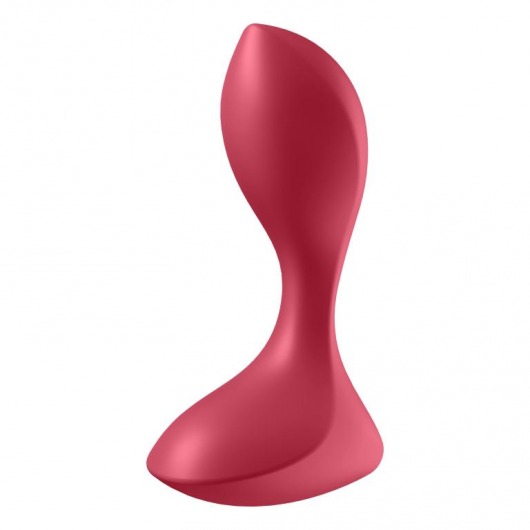 Красный вибромассажёр простаты Satisfyer Backdoor Lover - 14 см. - Satisfyer - в Липецке купить с доставкой