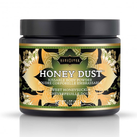 Пудра для тела Honey Dust Body Powder с ароматом жимолости - 170 гр. - Kama Sutra - купить с доставкой в Липецке