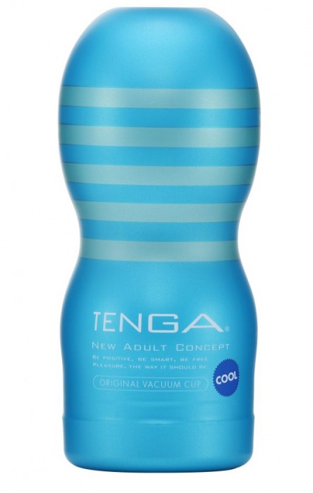 Мастурбатор с охлаждающей смазкой TENGA Original Vacuum Cup Cool - Tenga - в Липецке купить с доставкой