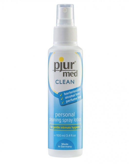 Гигиенический спрей pjur MED Clean Spray - 100 мл. - Pjur - купить с доставкой в Липецке