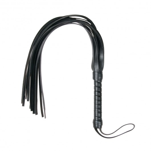 Черный флоггер Flogger Whip - 46 см. - Easy toys - купить с доставкой в Липецке