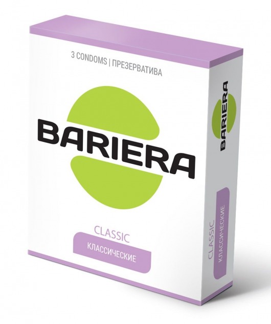 Классические презервативы Bariera Classic - 3 шт. - Bariera - купить с доставкой в Липецке