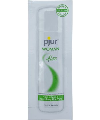 Лубрикант на водной основе pjur WOMAN Aloe - 2 мл. - Pjur - купить с доставкой в Липецке